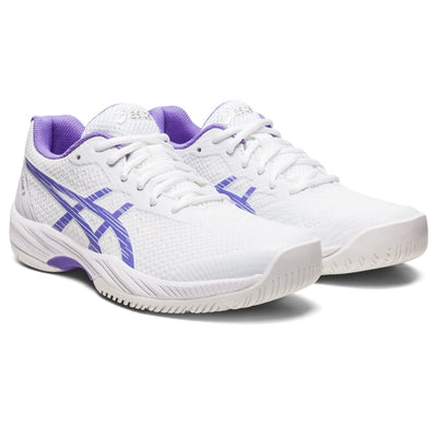 ASICS Women's Gel-Game 9 Tennis Shoes 6 White/Amethyst