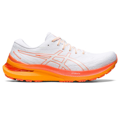 ASICS Men's Gel-Kayano 29 Running Shoes, 10.5, White/NOVA Orange