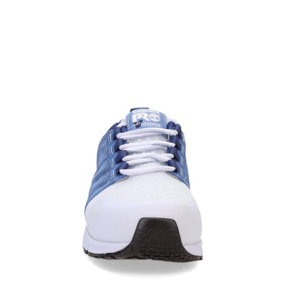 Timberland PRO Women's Radius Composite Safety Toe Athletic Industrial Work Shoe 6.5 Blue/Ice