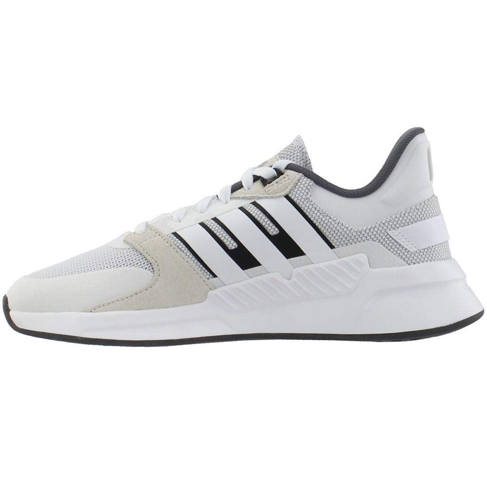 adidas Men's 90s Running Shoes 11 White/Cloud White/Raw White