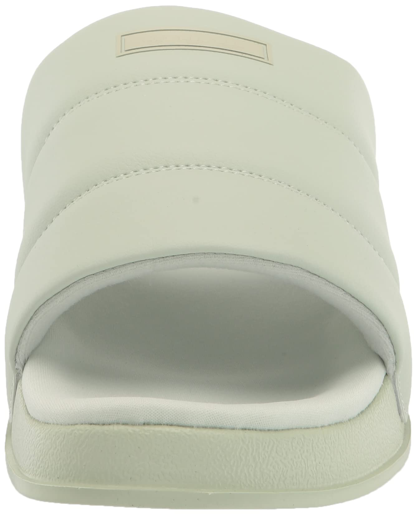 adidas Originals Women's Adilette Essential Slide Sandal 7 Linen Green/Linen Green/Linen Green