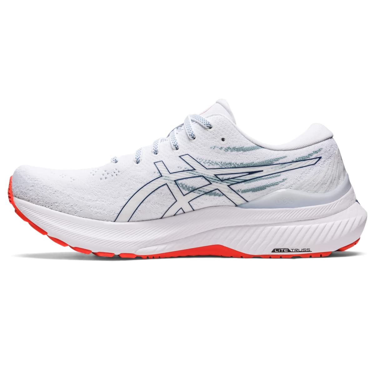 ASICS Men's Gel-Kayano 29 Running 7.5 White/Deep Ocean