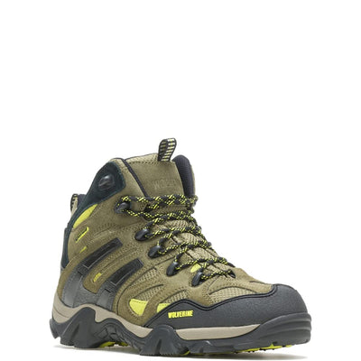 Wolverine Men's Wilderness Waterproof Hiking Boot, Olive, 13 X-Wide