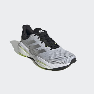 adidas Solar Glide 5 White/Silver Metallic/Pulse Lime 7 B (M)