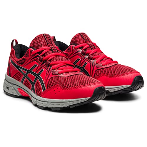 ASICS Kid's Gel-Venture 8 Grade School Running Shoes, 1.5, Electric RED/Black