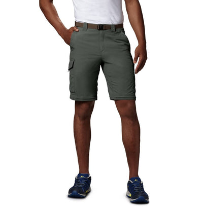 Columbia Men's Silver Ridge Convertible Pant, Breathable, UPF 50 Sun Protection, Gravel, 36x28