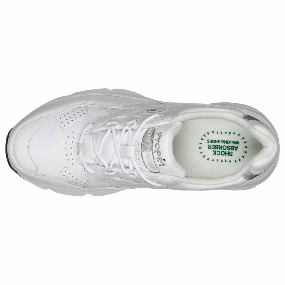 Propét Womens W2034 Stability Walker Sneaker, White, 10 XX-Wide US