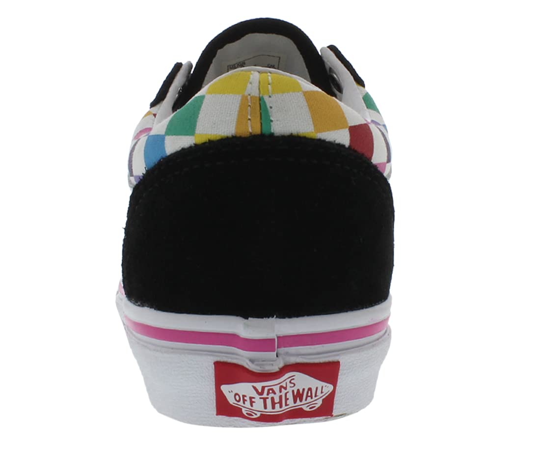 Vans Old Skool (Checker) Rainbow/White Youth 2