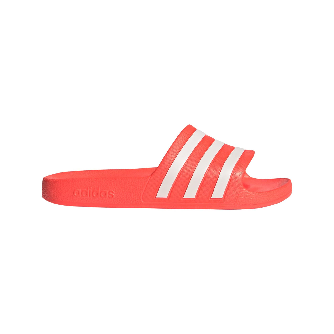 adidas Unisex Adilette Aqua Slide Sandal, Solar Red/White/Solar Red, 7 US Men