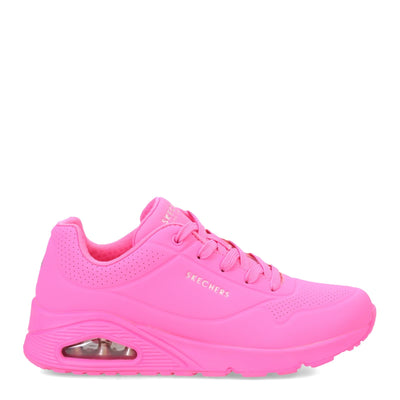 Skechers Women's Uno-Stand on Air Sneaker, HOT Pink, 7.5