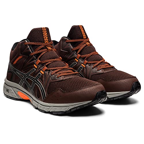 ASICS Men's Gel-Venture 8 Mid Top Running Shoes, 12.5, Coffee/Clay Grey