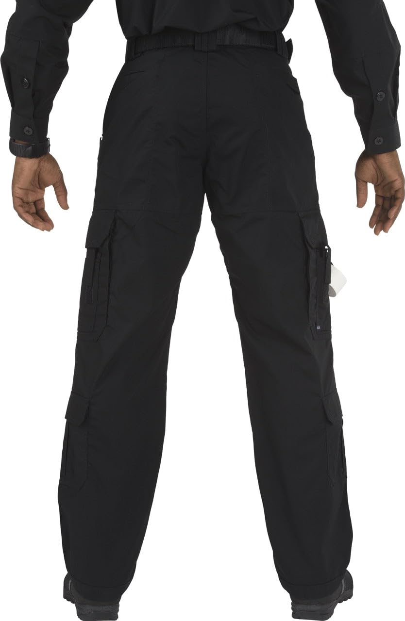 5.11 Men's Taclite EMS Pants, Adjustable, Gusseted Construction, Style 74363 32W x 32L Black