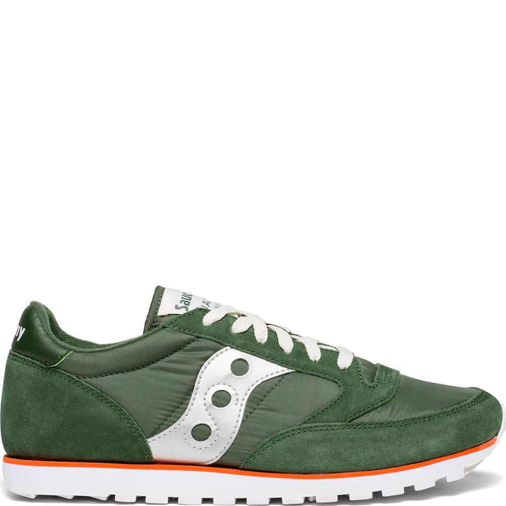 Saucony Originals Jazz Low Pro Green/Orange/Silver 11