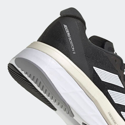 adidas Women's Adizero Boston 11 6.5 Black/White/Grey