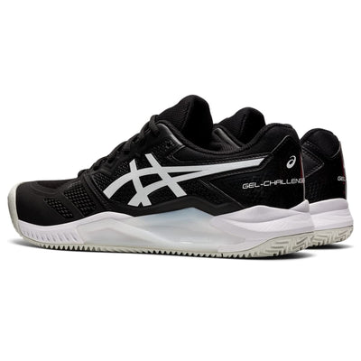 ASICS Men's Gel-Challenger 13 Clay Tennis Shoes, 12, Black/White