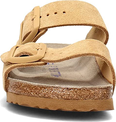 Birkenstock Unisex Arizona Soft Footbed Latte Cream Suede 37 N EU Women's 6-6.5 US/Men's 4-4.5 US