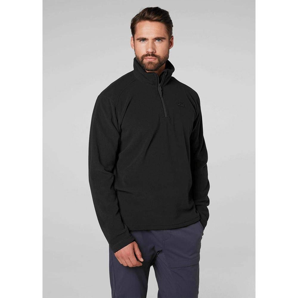 Helly Hansen Men's Medium Daybreaker 1/2 Zip Fleece, 990 Black