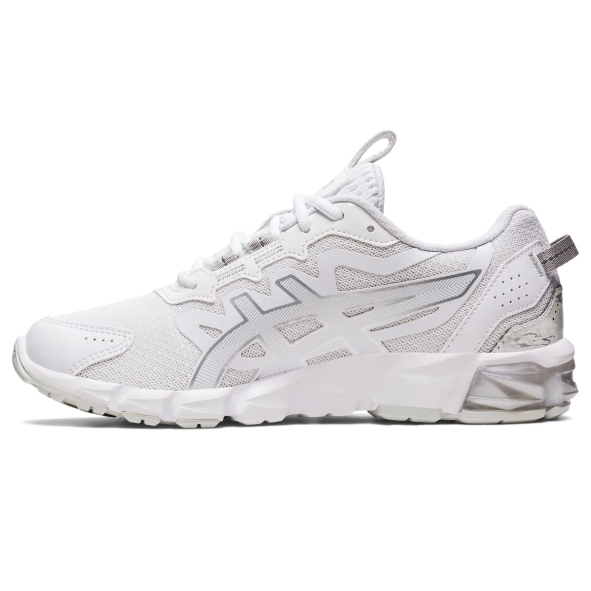 ASICS Women's Gel-Quantum 90 Sneakers, White/Pure Silver, 8.5 Medium US