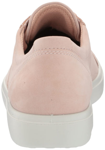 ECCO Women's Soft Classic Lace Sneaker 6-6.5 Rose Dust Nubuck