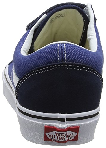 Vans Unisex U Old Skool V Sneaker, Blue(Dress Blues/True Navy(Suede/Canvas), 7.5 US Men