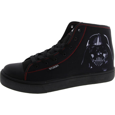 Heelys Men's Star Wars Hustle High Top Wheels Skate Sneaker Shoes (13, Numeric_13) Black/Red