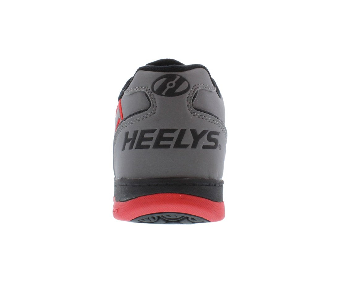 HEELYS Boy's Propel 2.0 (Little Kid/Big Kid) Grey/Red/Black Men's 8 M