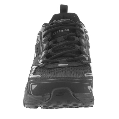 Skechers Men's GOrun Consistent-Athletic Workout Running Walking Shoe Sneaker with Air Cooled Foam, Black/Charcoal, 11.5 X-Wide