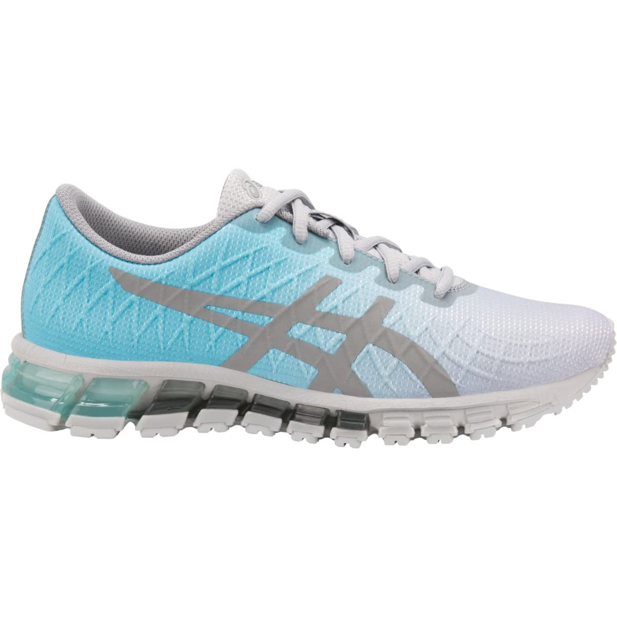 ASICS Women's Gel-Quantum 180 4 Running Shoes, 9.5M, ICE Mint/Stone Grey