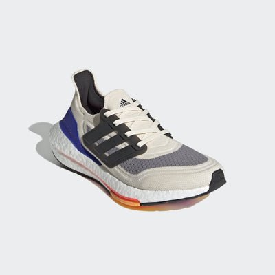 adidas Ultraboost 21 (Big Kid) Wonder White/Carbon/Solar Red 6 Big Kid M