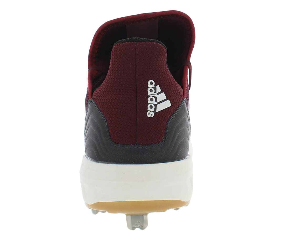 adidas Icon 4 Cleat - Men's Baseball Maroon/White/Noble Maroon