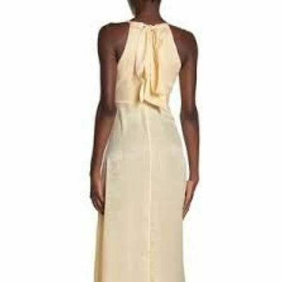 Free People Women's Olivia Midi Maxi Long Dress Champagne Small