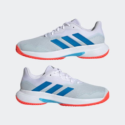 adidas Mens Courtjam Control Tennis Sneakers Shoes - Blue - Size 7.5 M