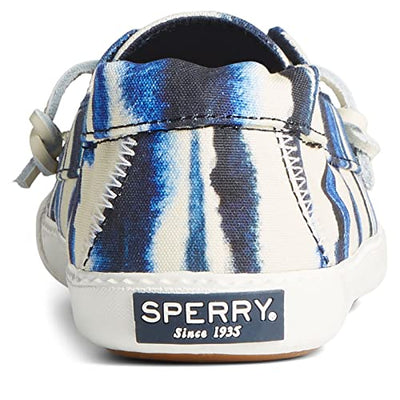 Sperry Women's Lounge Away 2 Tie-Dye Navy Boat Shoe 10 M US