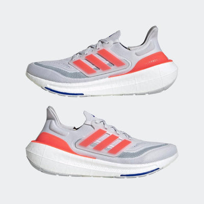 adidas Men's Ultraboost Light Running Shoe 7.5 Dash Grey/Solar Red/Lucid Blue