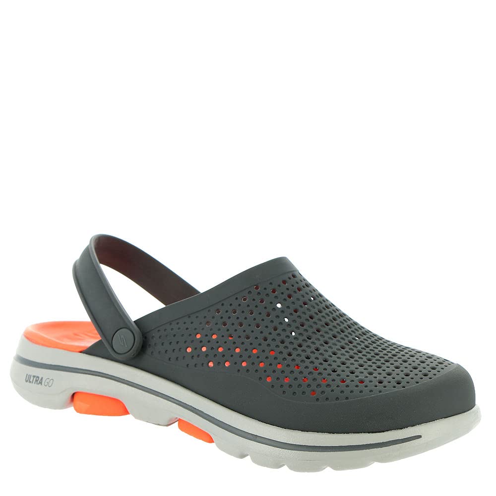 Skechers Men's Foamies: Gowalk 5 Astonished Clog 10.5 Charcoal/Orange