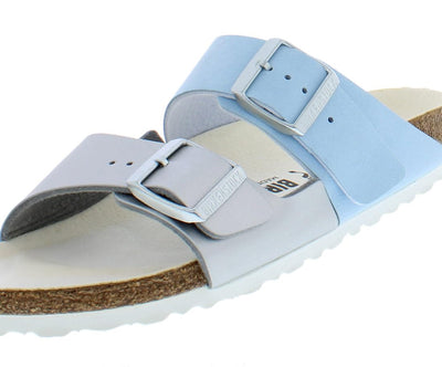 Birkenstock Arizona Split Light Blue/Silver Birko-Flor™ EU 36 (US Women's 5-5.5) Narrow