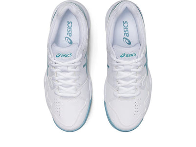 ASICS Women's Gel-Dedicate 7 Tennis Shoes 5.5 White/Smoke Blue