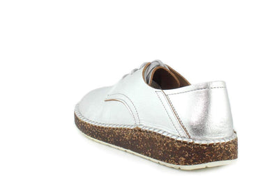 Birkenstock Womens Gary Loafer, Silver Leather, Size 38 N EU (7-7.5 N US Women)