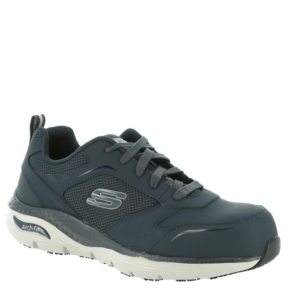 Skechers Work Arch Fit SR Angis Mens Oxford 115 2E US NavyGrey