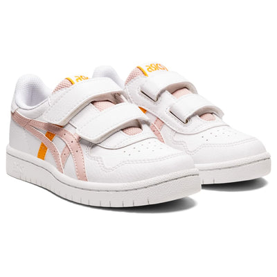 ASICS Girl's Japan S PS (Toddler/Little Kid) White/Ginger Peach 10 Toddler M