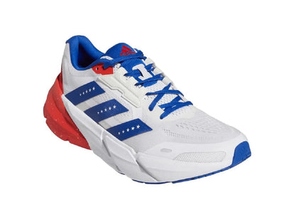 adidas Women's Adistar Peachtree Road Race, Cloud Red White Blue HQ9805, 8.5