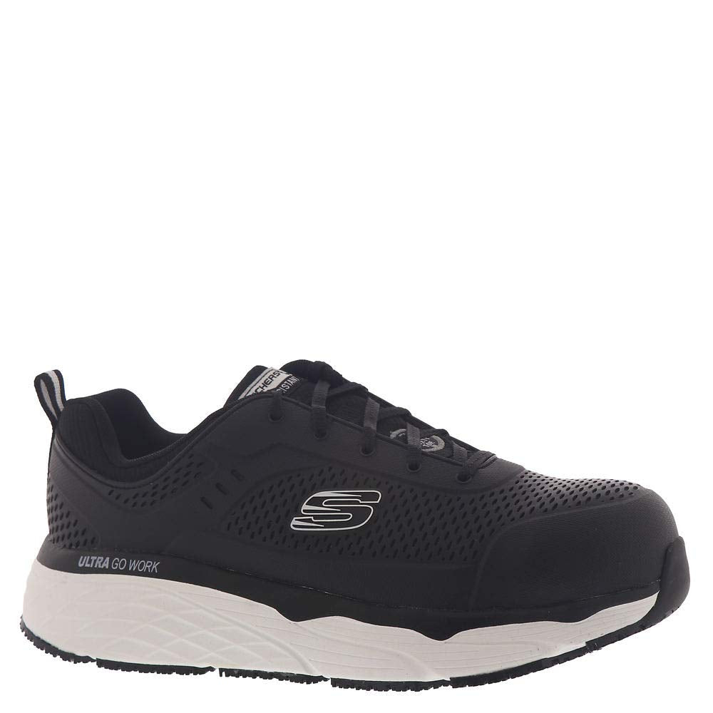 Skechers Kadmiel - Kaed Steel Toe Black/White 7.5 D (M)