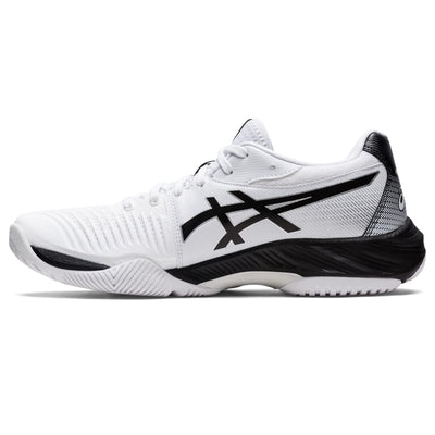 ASICS Men's Netburner Ballistic FlyteFoam 3 Volleyball Shoes, 11.5, White/Black