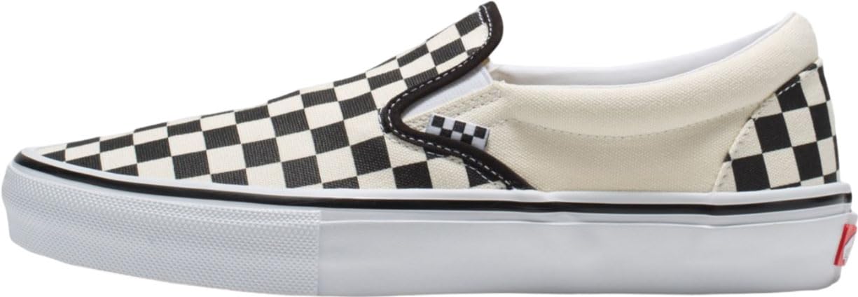 M Skate Slip-ON (AUH) (Checkerboard) Black/Off Size Men : 11