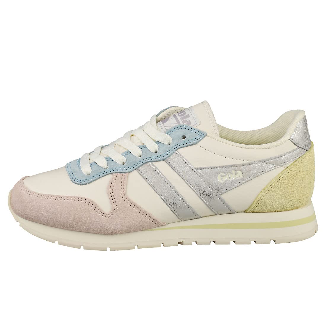 Gola Daytona Quadrant Off-White/Blossom/Silver/Lemon 7 B (M)