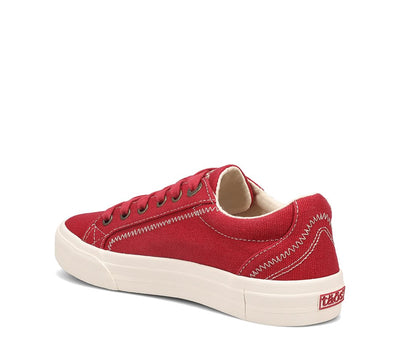 Taos Plim Soul Women's Sneaker-Stylish Platform Sneaker with Curves & Pods Removable Footbed, Arch Support, Classic Design for Everyday Fashion, All Day Comfort 9 Wide Red