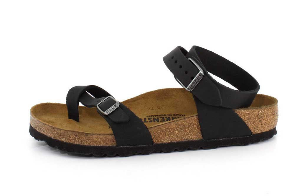 Birkenstock womens Yara Leather 7 Black