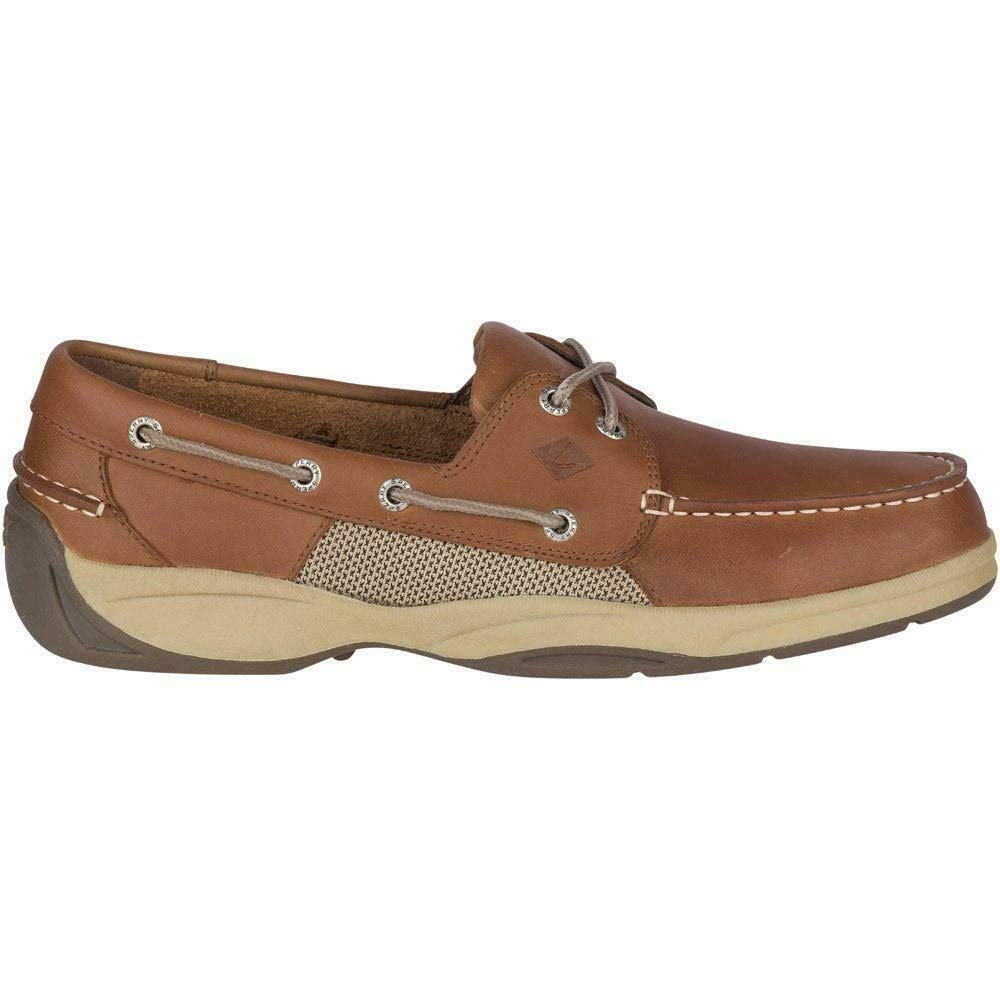 Sperry Men's Intrepid 2 Eye Boat Shoe - Mens Top Sider Tan (9, Tan)