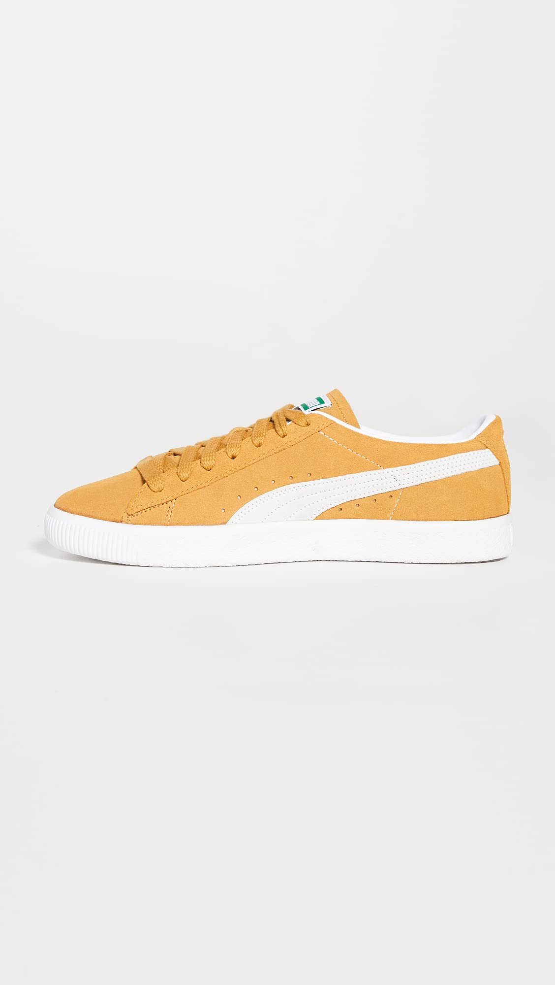 PUMA Select Men's Suede VTG Sneakers, Honey Mustard/Puma White, 10.5 Medium US