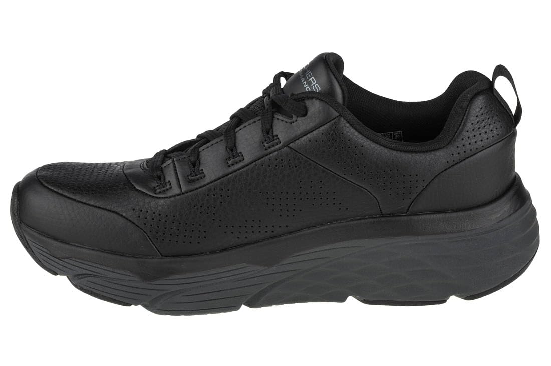 Skechers Men's Max Cushioning Elite Lucid-Premium Leather Walking & Running Shoe Sneaker 10 Black/Charcoal